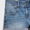 Pantaloni scurți din denim cu tiv răsfrânt Pantaloni scurți din denim cu tiv răsfrânt