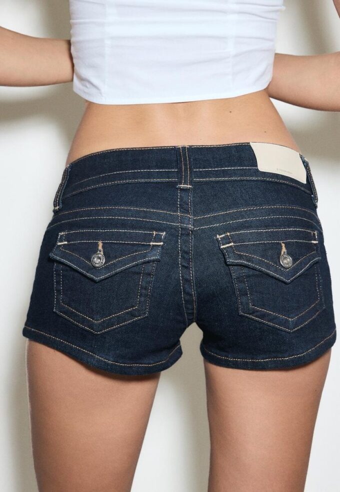 Pantaloni scurți din denim D76 Pantaloni scurți din denim D76