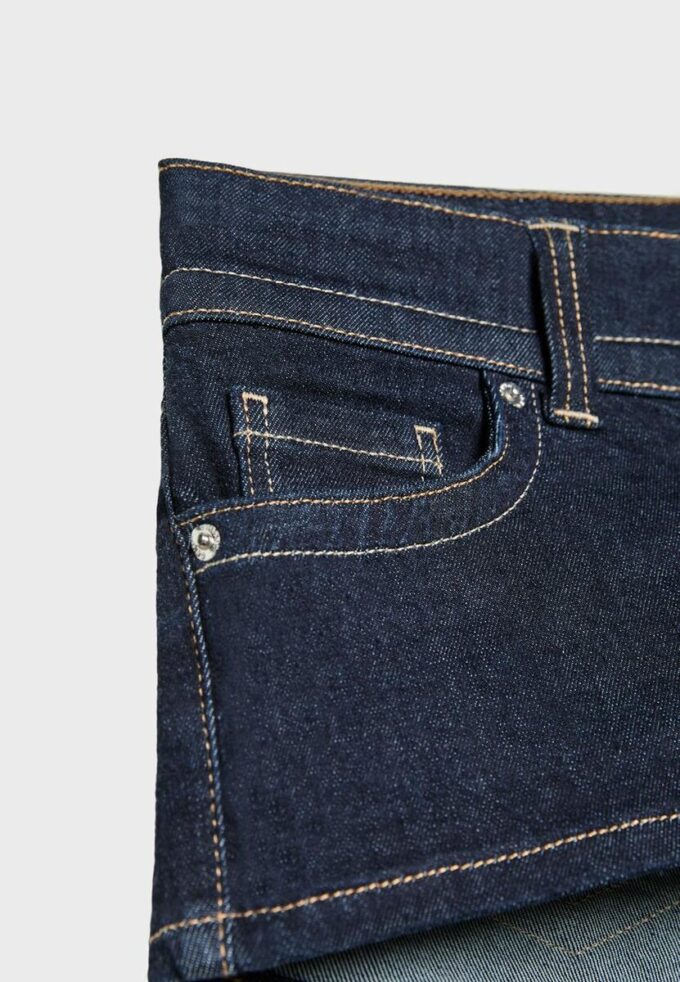 Pantaloni scurți din denim D76 Pantaloni scurți din denim D76
