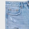 Pantaloni scurți din denim rupt D75 Pantaloni scurți din denim rupt D75