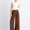 Pantaloni super largi, cu talie ajustabilă Pantaloni super largi, cu talie ajustabilă