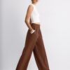 Pantaloni super largi, cu talie ajustabilă Pantaloni super largi, cu talie ajustabilă
