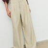 Pantaloni super largi cu talie ajustabilă Pantaloni super largi cu talie ajustabilă