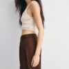 Pantaloni super largi, cu talie ajustabilă Pantaloni super largi, cu talie ajustabilă