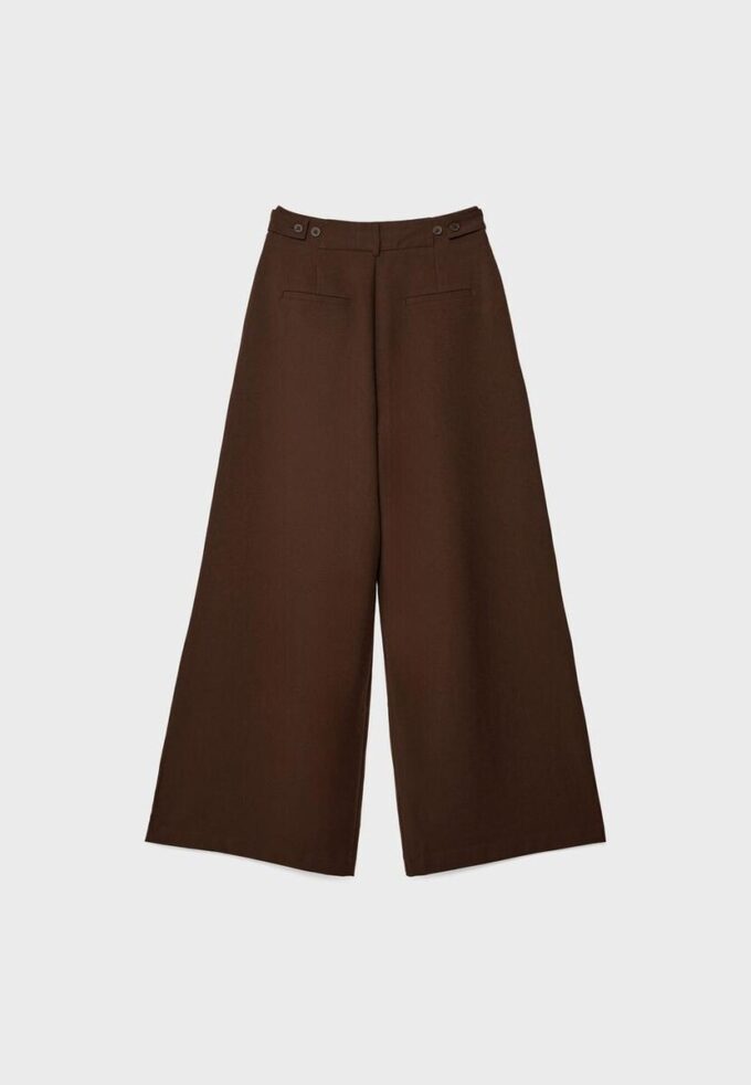 Pantaloni super largi, cu talie ajustabilă Pantaloni super largi, cu talie ajustabilă