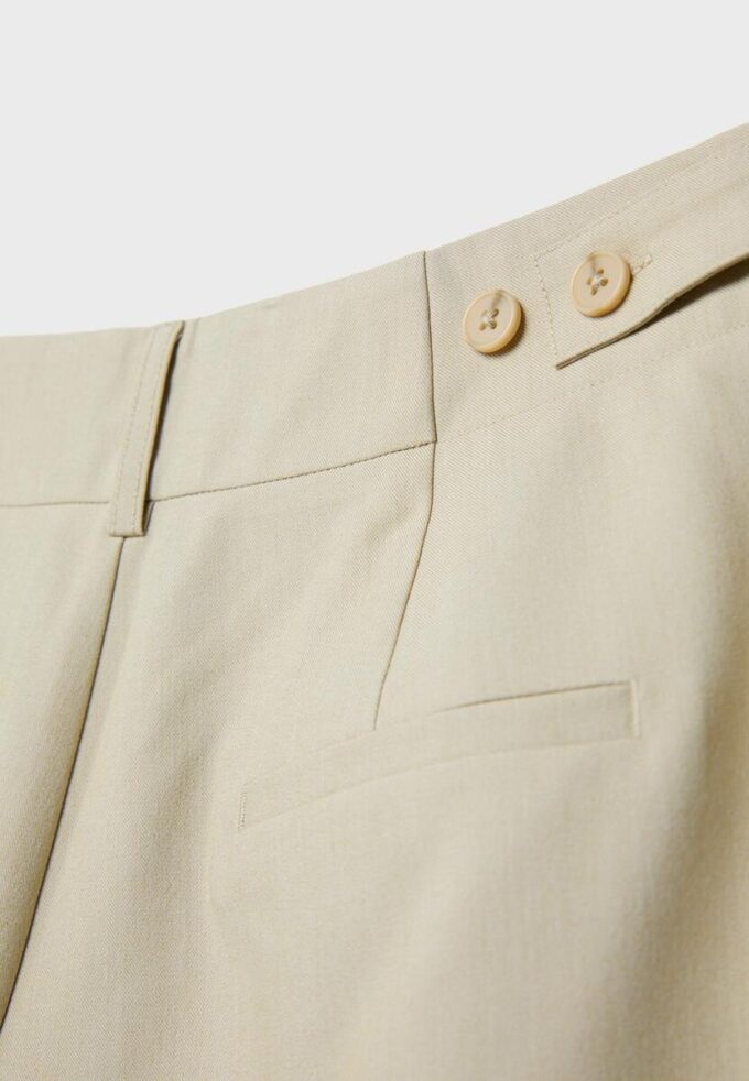 Pantaloni super largi cu talie ajustabilă Pantaloni super largi cu talie ajustabilă