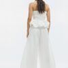 Pantaloni voluminoși din poplin Pantaloni voluminoși din poplin