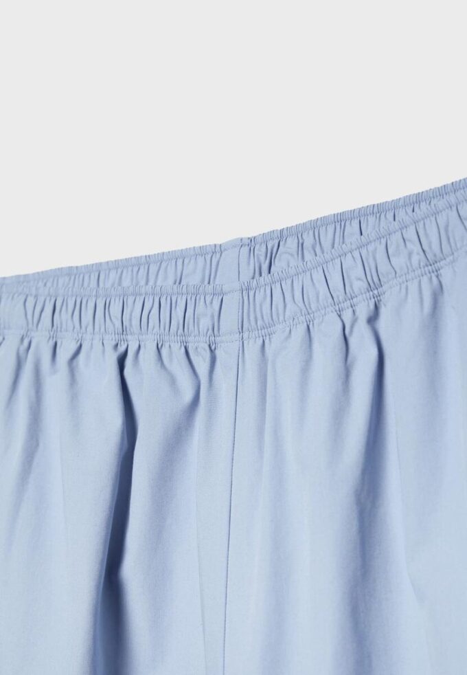 Pantaloni voluminoși din poplin Pantaloni voluminoși din poplin