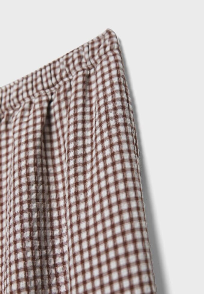 Pantaloni voluminoși din poplin Pantaloni voluminoși din poplin