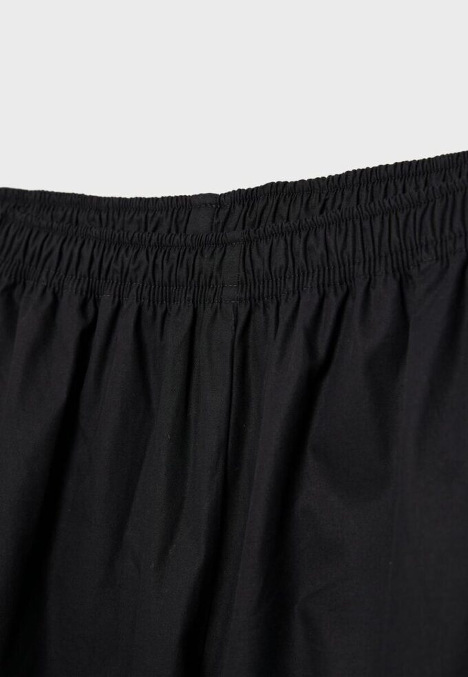 Pantaloni voluminoși din poplin Pantaloni voluminoși din poplin