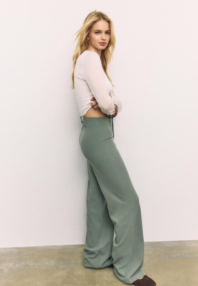 Pantaloni Wide Leg