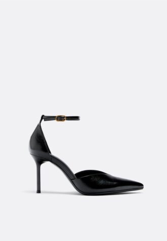 Pantofi cu toc din piele