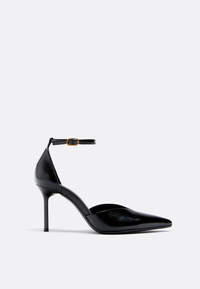 Pantofi cu toc din piele