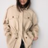Parka din bumbac cu buzunare Parka din bumbac cu buzunare