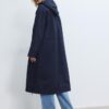 Parka lungă și fluidă Parka lungă și fluidă
