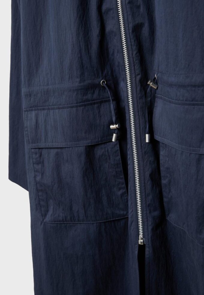 Parka lungă și fluidă Parka lungă și fluidă