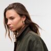 Parka scurtă cerată Contrast Parka scurtă cerată Contrast