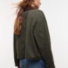 Parka scurtă cerată Contrast Parka scurtă cerată Contrast