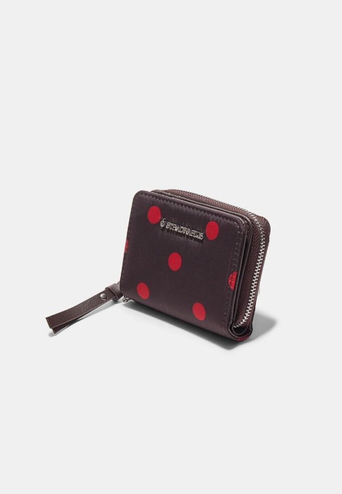 Portofel cu buzunare pentru carduri cu buline Portofel cu buzunare pentru carduri cu buline