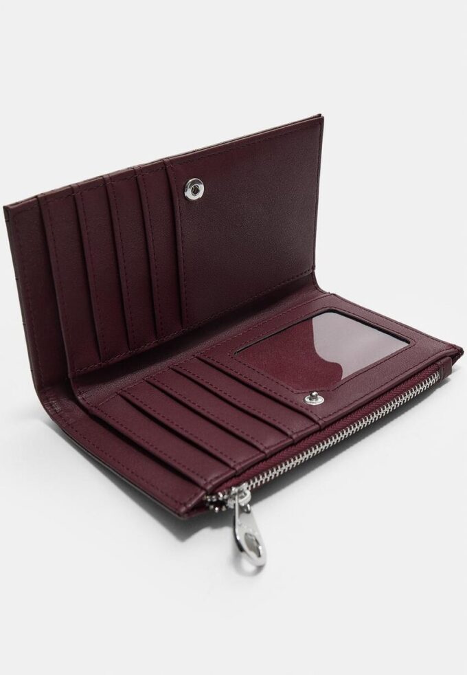 Portofel de articole de bază Mock Croc Portofel de articole de bază Mock Croc