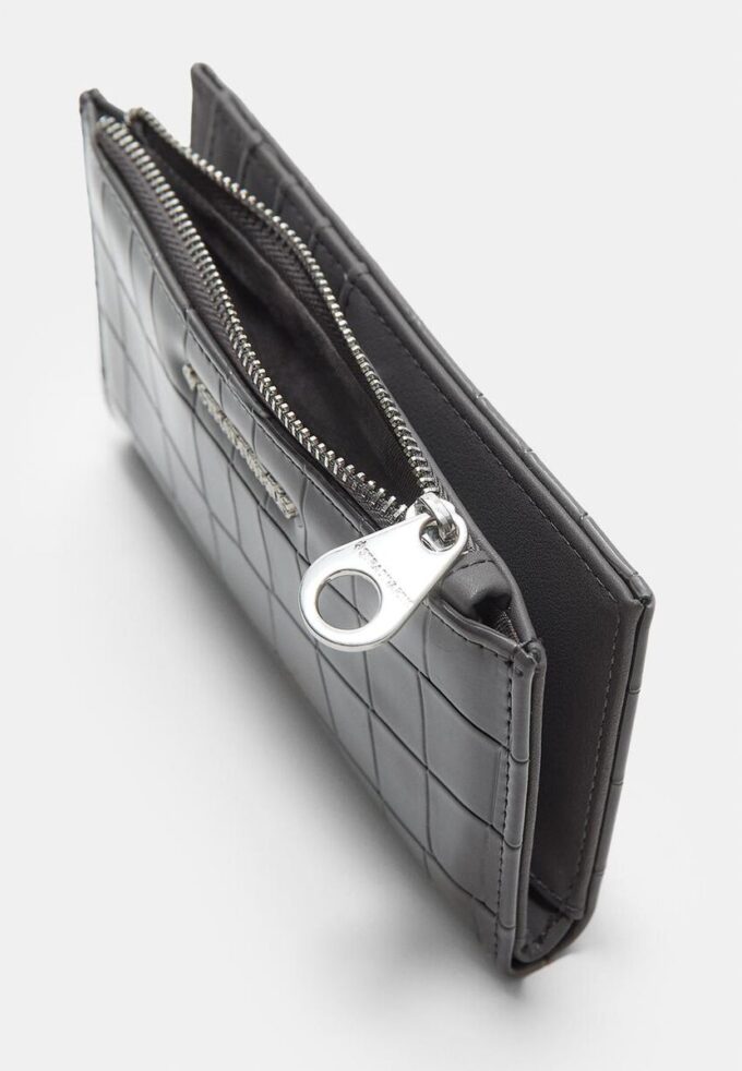 Portofel de articole de bază Mock Croc Portofel de articole de bază Mock Croc