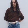 Pulover asimetric din tricot Pulover asimetric din tricot