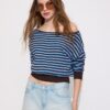 Pulover asimetric din tricot Pulover asimetric din tricot