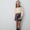 Pulover asimetric din tricot Pulover asimetric din tricot
