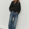 Pulover asimetric din tricot Pulover asimetric din tricot
