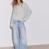 Pulover asimetric din tricot Pulover asimetric din tricot