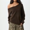 Pulover asimetric din tricot Pulover asimetric din tricot