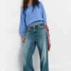 Pulover asimetric din tricot Pulover asimetric din tricot