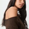 Pulover asimetric din tricot Pulover asimetric din tricot