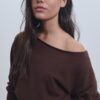 Pulover asimetric din tricot Pulover asimetric din tricot