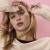 Pulover asimetric din tricot Pulover asimetric din tricot