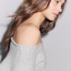 Pulover asimetric din tricot Pulover asimetric din tricot