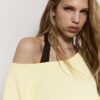Pulover asimetric din tricot Pulover asimetric din tricot