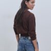 Pulover asimetric din tricot Pulover asimetric din tricot