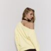 Pulover asimetric din tricot Pulover asimetric din tricot