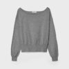 Pulover asimetric din tricot