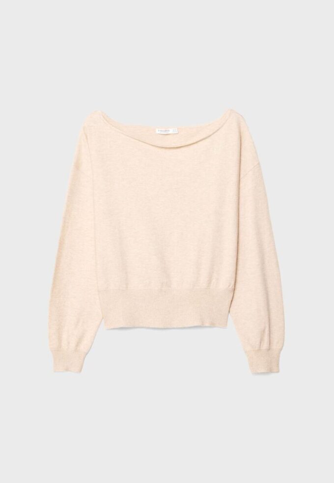 Pulover asimetric din tricot Pulover asimetric din tricot