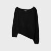 Pulover asimetric din tricot Pulover asimetric din tricot