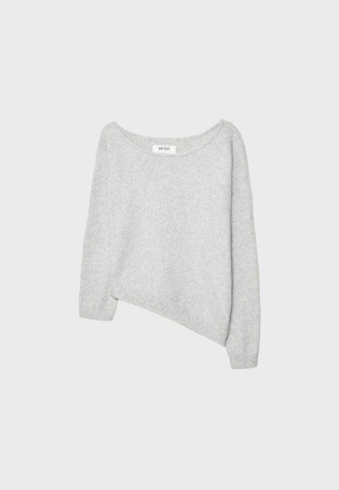 Pulover asimetric din tricot Pulover asimetric din tricot