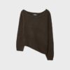 Pulover asimetric din tricot Pulover asimetric din tricot
