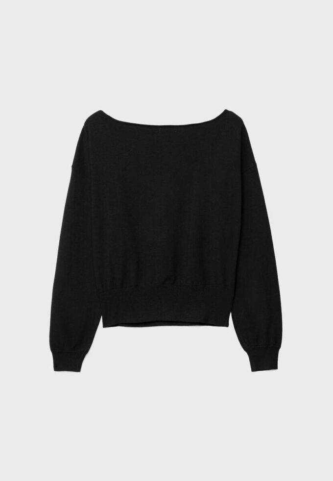 Pulover asimetric din tricot Pulover asimetric din tricot