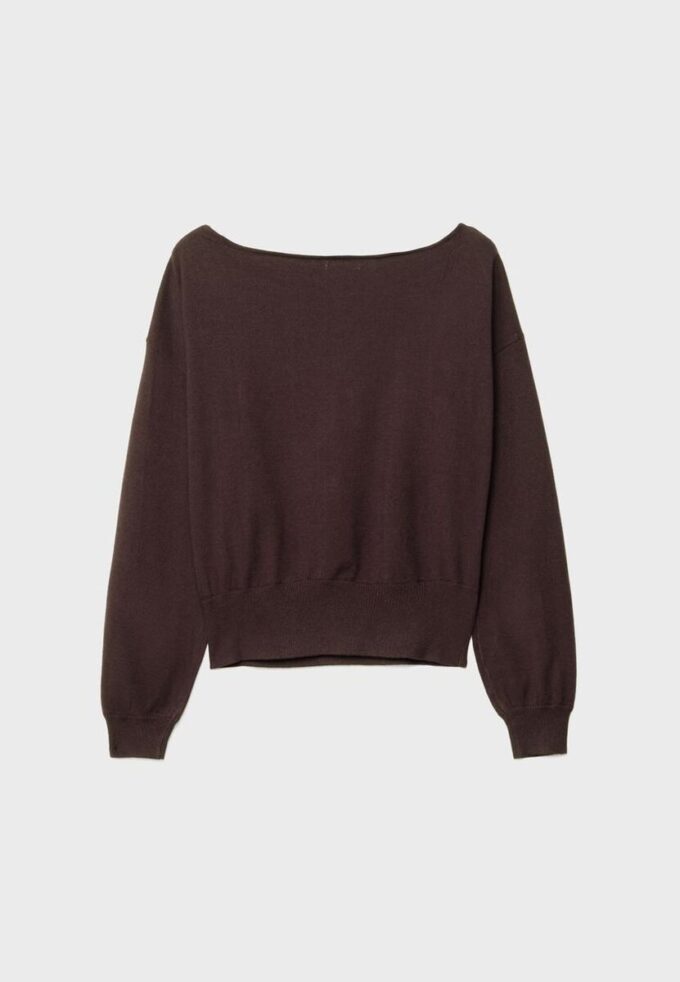 Pulover asimetric din tricot Pulover asimetric din tricot