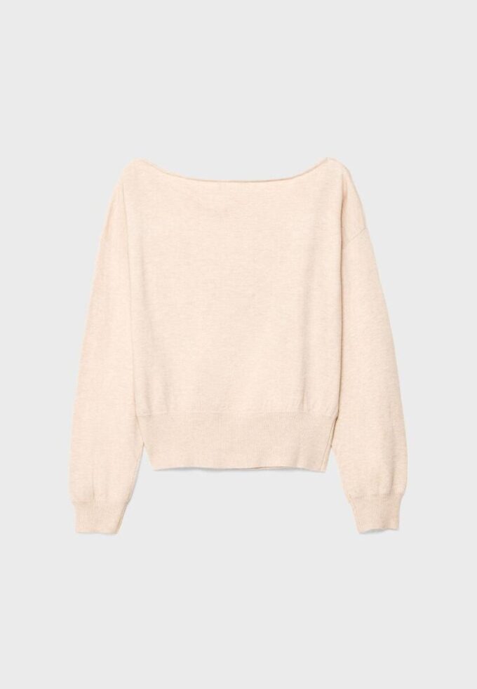 Pulover asimetric din tricot Pulover asimetric din tricot