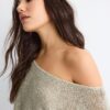 Pulover de articole de bază din tricot cu capă Pulover de articole de bază din tricot cu capă
