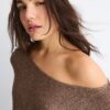 Pulover de articole de bază din tricot cu capă Pulover de articole de bază din tricot cu capă