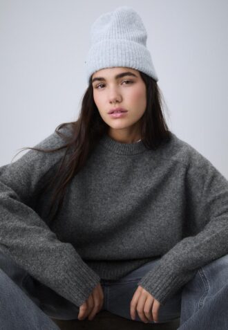 Pulover de articole de bază din tricot moale